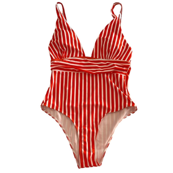 Other - Unbranded Striped One Piece Swimsuit